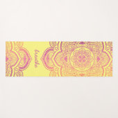 Auri Mandala Personalisierte Yoga-Matte Yogamatte (Vorderseite (Horizontal))
