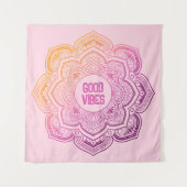 Auri Mandala Personalisierter Wandteppich (Vorderseite)