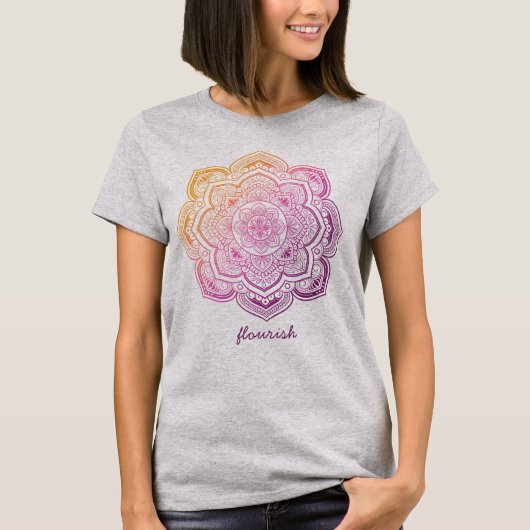 Auri Mandala Personalized T-Shirt (Vorderseite)
