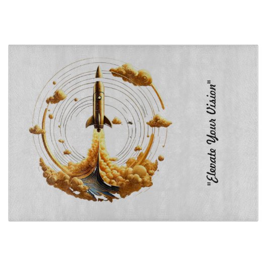 "Auric Space Odyssey" Schneidebrett (Vorderseite)