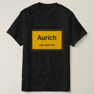 Aurich Herren Männer T-Shirt Tshirt Shirt