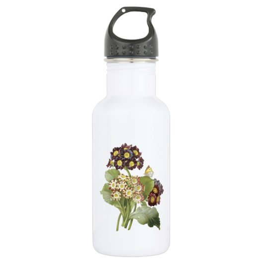 auricula(Primula auricula) von Redouté Trinkflasche (Vorderseite)