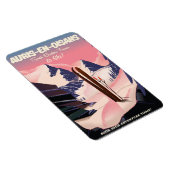 AURIS-EN-OISANS Frankreich Skiposter Magnet (Rechte Seite)