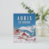 Auris (Vogel) Postkarte (Stehend Vorderseite)