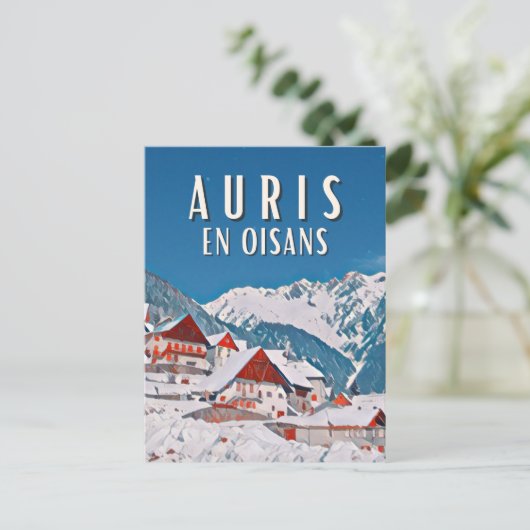 Auris (Vogel) Postkarte (Stehend Vorderseite)