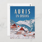 Auris (Vogel) Postkarte (Vorne/Hinten)