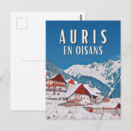 Auris (Vogel) Postkarte (Vorne/Hinten)