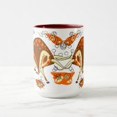 Auroch Höhlenmalerei mit Entoptocs Tasse (Zentrum)