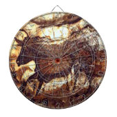 Aurochs Bull in Lascaux, Frankreich - Dart Board Dartscheibe (vorne)