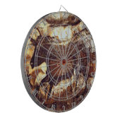 Aurochs Bull in Lascaux, Frankreich - Dart Board Dartscheibe (Vorderseite Links)