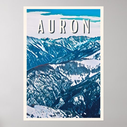 Auron Skistation Poster (Vorne)