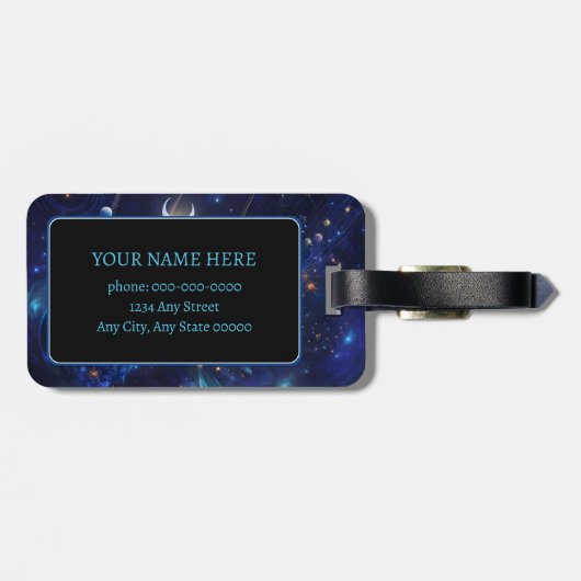 Auronis Reverie Gepäckanhänger (Rückseite horizontal)