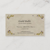 Aurora名刺 Visitenkarte (Rückseite)