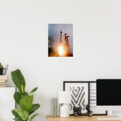 Aurora 7 (Merkur Atlas 7) Start Poster (Heimbüro)