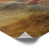 Aurora Abducting Cephalus, 1636 Poster (Ecke)