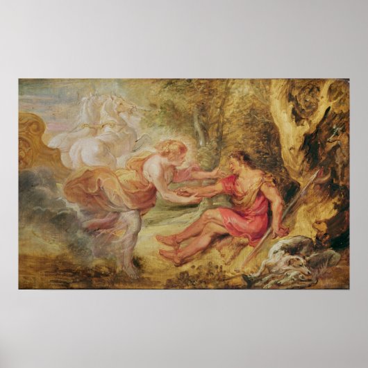 Aurora Abducting Cephalus, 1636 Poster (Vorne)