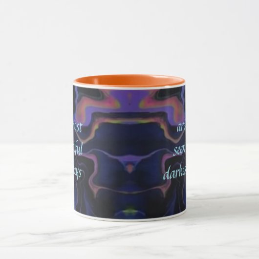 Aurora Acrylic Pour Style Tasse (Zentrum)