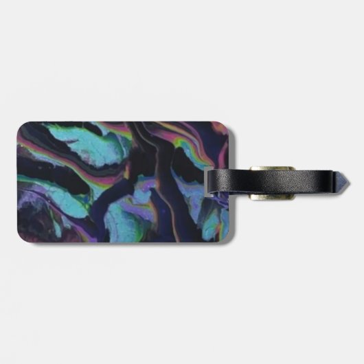 Aurora Akrylpour Inspiriert Gepäckanhänger (Rückseite horizontal)