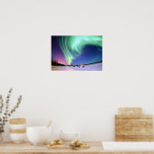 Aurora am Bärensee. Poster (Küche)