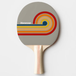 Aurora Arcade Curl Streifen mit Namen Tischtennis Schläger