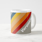 Aurora-Arcade mit Namensstreifen Jumbo-Tasse (Vorderseite Rechts)