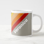 Aurora-Arcade mit Namensstreifen Jumbo-Tasse (Rechts)