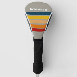 Aurora-Arcade-Überschneidende Streifen mit Namen Golf Headcover