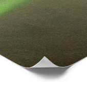 Aurora Australis aus dem Weltraum Poster (Ecke)