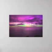 Aurora Australis Southern Lights Australien Leinwanddruck (Vorderseite)