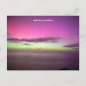 Aurora Australis - Südliche Lichter Australien Postkarte (Vorderseite)