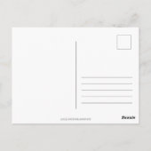 Aurora Australis - Südliche Lichter Nacht Sky Postkarte (Rückseite)