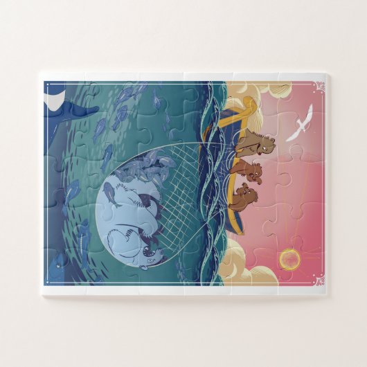 Aurora Bearialis Puzzle (Horizontal)