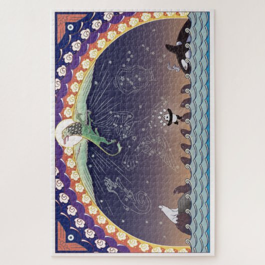 Aurora Bearialis Riesenpuzzle Puzzle (Vertikal)