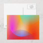 Aurora bei Sonnenuntergang Postkarte (Vorne/Hinten)