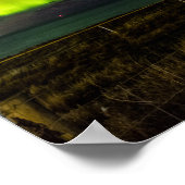 Aurora bei South Shields Poster/Print Poster (Ecke)