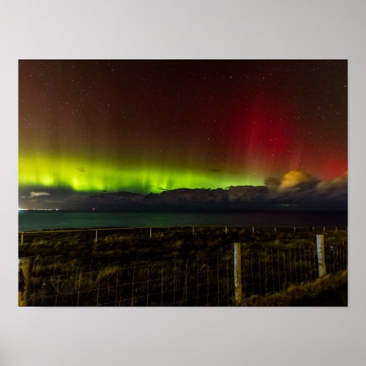 Aurora bei South Shields Poster/Print Poster (Vorne)
