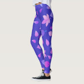 Aurora Bloom: Weiche Gradienten mit Blütenblättern Leggings (Links)