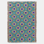 Aurora-Blüten-Teppich Decke (Vorderseite Vertikal)