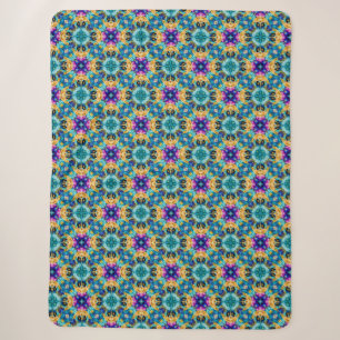 Aurora-Blüten-Teppich  Sherpadecke
