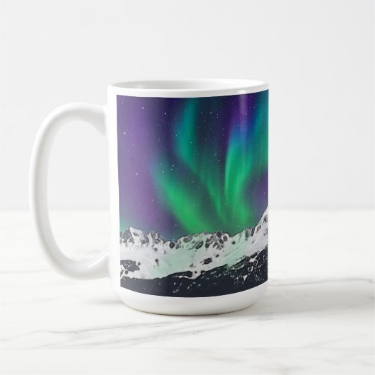 Aurora Borealis - 15 oz. Tasse (Links)