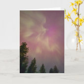 Aurora Borealis 2 Karte (Gelbe Blume)