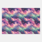 Aurora Borealis 3D Dreamscape: Ätherisches Design Geschenkpapier Set (Vorderseite 3)