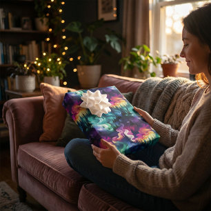 Aurora Borealis 3D Traumlandschaft: Ätherisches De Geschenkpapier Set