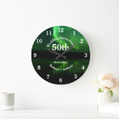 Aurora Borealis, 50. Jubiläum der Hochzeit Große Wanduhr (Zuhause)