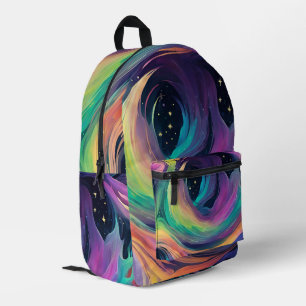 Aurora Borealis Abstrakter Rucksack