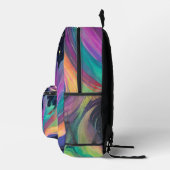 Aurora Borealis Abstrakter Rucksack (Rechts)