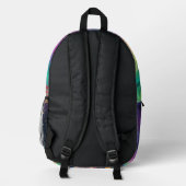 Aurora Borealis Abstrakter Rucksack (Rückseite)