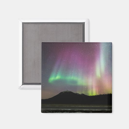 Aurora Borealis | Alaska Brooks Range, Alaska Magnet (Vorderseite/Rückseite)