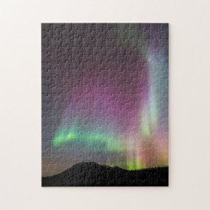 Aurora Borealis Alaska Brooks Range, Alaska Puzzle