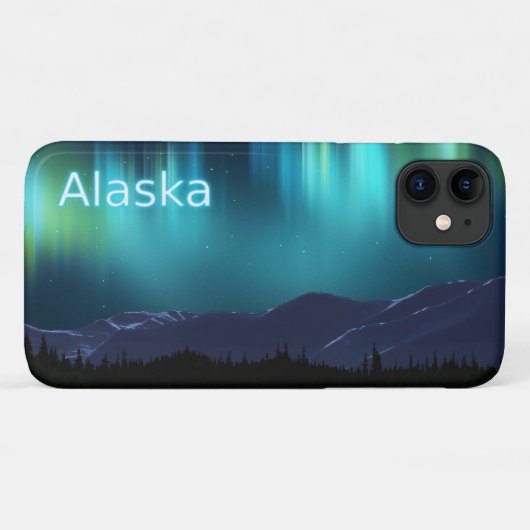 Aurora Borealis - Alaska Case-Mate iPhone Hülle (Rückseite (Horizontal))